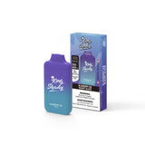 Blueberry Ice - King Shady Disposable Vape - Powerful and compact design, 4000 puffs, 6mL/20mg, rechargeable, Type-C charging - Vape Cave