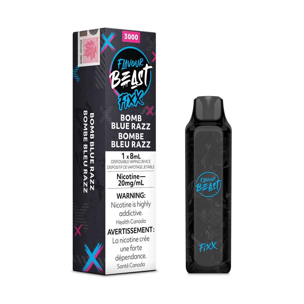 Bomb Blue Razz-20mg-8ml-FlavourBeastFixx-VapeCave