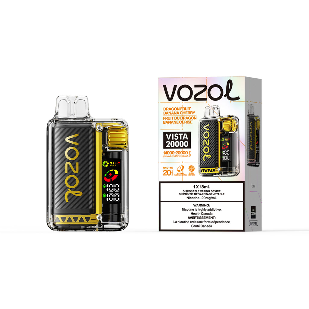 Vozol Vista Dragon Fruit Banana Cherry vape