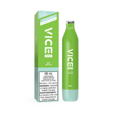 Vice 5500 Rechargeable Disposable Vape - Mint - Sleek design, up to 5500 puffs, 1000mAh battery, 10ml/20mg e-liquid capacity, USB-C rechargeable, mesh coil - Vape Cave