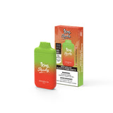 Sour Apple Ice - King Shady Disposable Vape - Powerful and compact design, 4000 puffs, 6mL/20mg, rechargeable, Type-C charging - Vape Cave