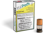 Banana Iced - Z Pods - Premium Stlth Compatible Pods - Wide Range of Flavors - Vape Cave