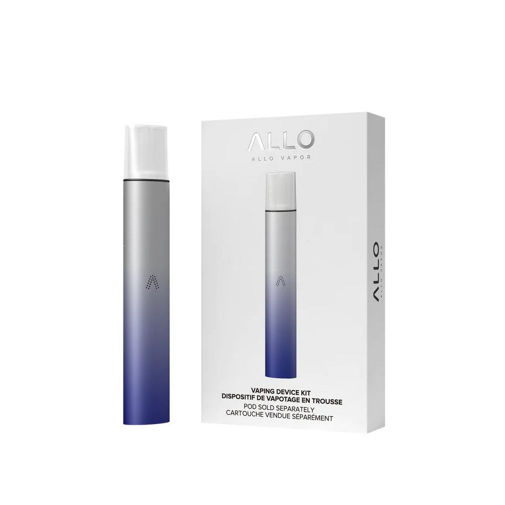 Blue - Allo Sync Device Kit - Superior Pod Design, Long-Lasting Battery, LED Indicator - Vape Cave