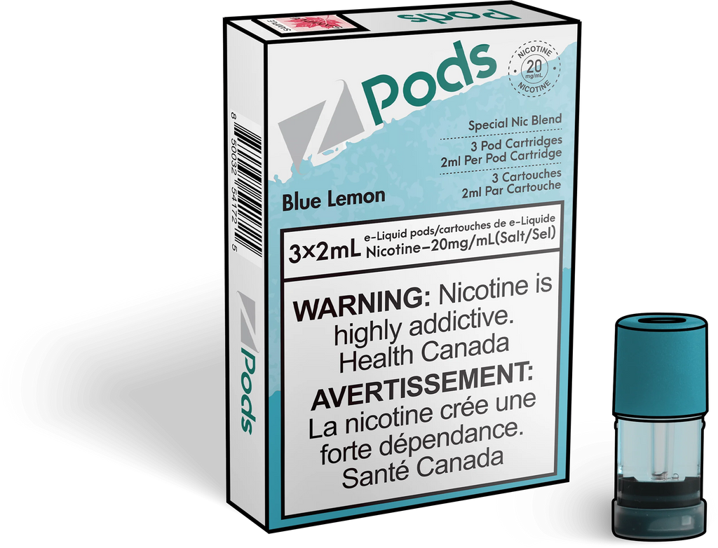 Blue Lemon - Z Pods - Premium Stlth Compatible Pods - Wide Range of Flavors - Vape Cave