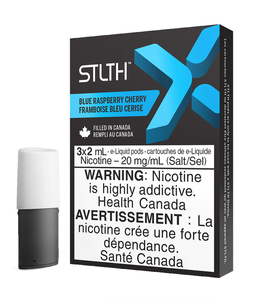 Blue Raspberry Cherry - Stlth X Pods - Premium Vape Pods with Intensified Flavour and Enhanced Airflow - Vape Cave