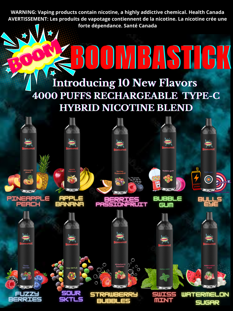 Boombastick 4000Puffs (Rechargeable)