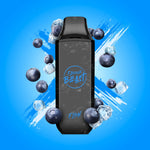 Boss Blueberry Iced - Flavour Beast Flow Disposable Vape - Sleek design, up to 4000 puffs, 10mL juice capacity, 600mAh battery, 1.2 ohm mesh coil - Vape Cave