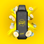 Bussin Banana Iced - Flavour Beast Flow Disposable Vape - Sleek design, up to 4000 puffs, 10mL juice capacity, 600mAh battery, 1.2 ohm mesh coil - Vape Cave