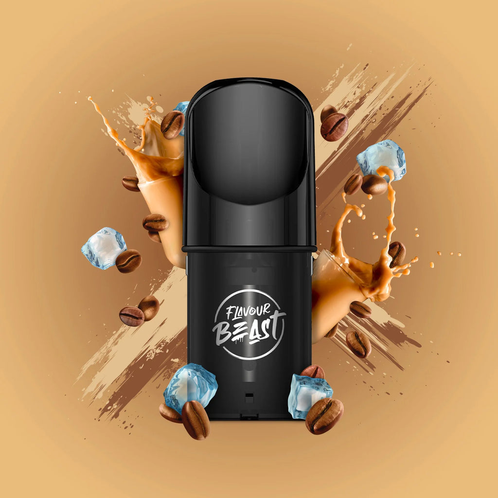 Chillin Coffee Iced - Flavour Beast Pods - STLTH Compatible Vape Pods - Vape Cave