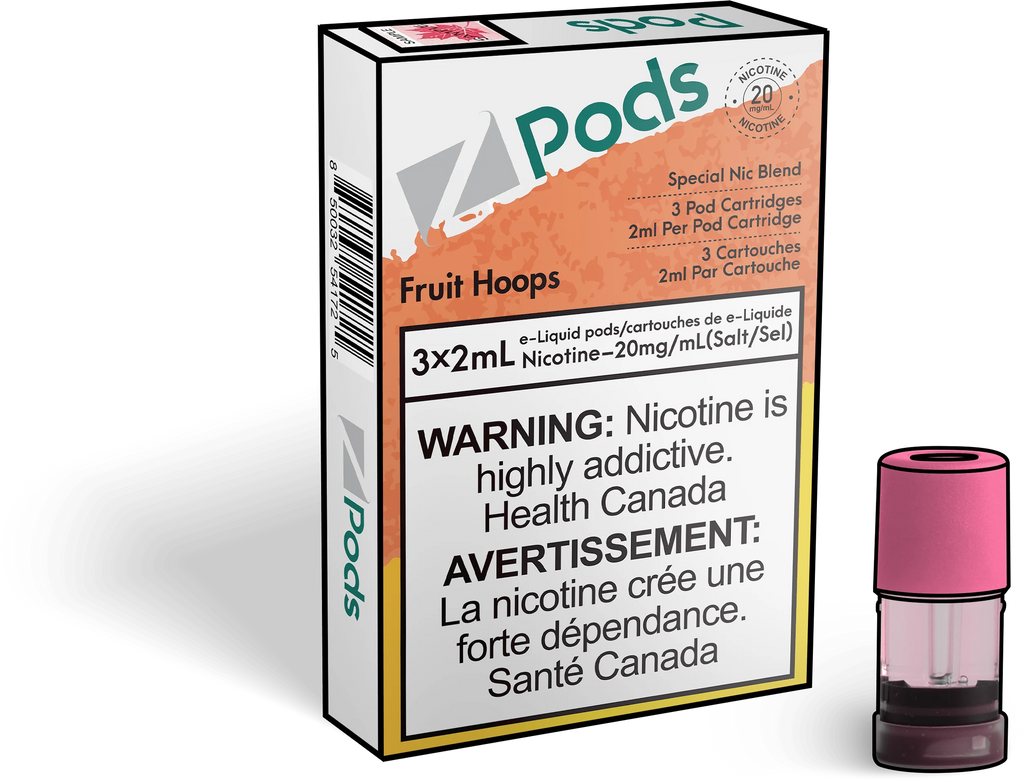 Fruit Hoops - Z Pods - Premium Stlth Compatible Pods - Wide Range of Flavors - Vape Cave
