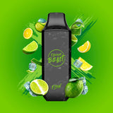 Gnarly Green D Iced - Flavour Beast Flow Disposable Vape - Sleek design, up to 4000 puffs, 10mL juice capacity, 600mAh battery, 1.2 ohm mesh coil - Vape Cave