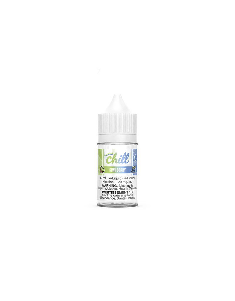 Kiwi Berry - Chill Twisted Salt E-Liquid - Nicotine Salt Vape Juice - Refreshing flavor blend, 30ml bottle size, 50% VG, 50% PG - Vape Cave