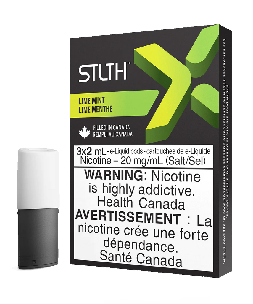 Lime Mint - Stlth X Pods - Premium Vape Pods with Intensified Flavour and Enhanced Airflow - Vape Cave
