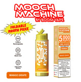 Mango Grape - Mooch Machine 5000 Puffs Disposable Vape - Up to 5000 puffs, 12ml e-liquid capacity, 2% nicotine concentration, 850mAh battery - Vape Cave
