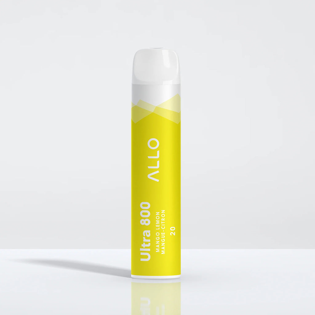 Mango Lemon - Allo Ultra 800 Disposable Vape - Sleek design, 800+ puffs, 3.8mL juice capacity, 550mAh battery - Vape Cave