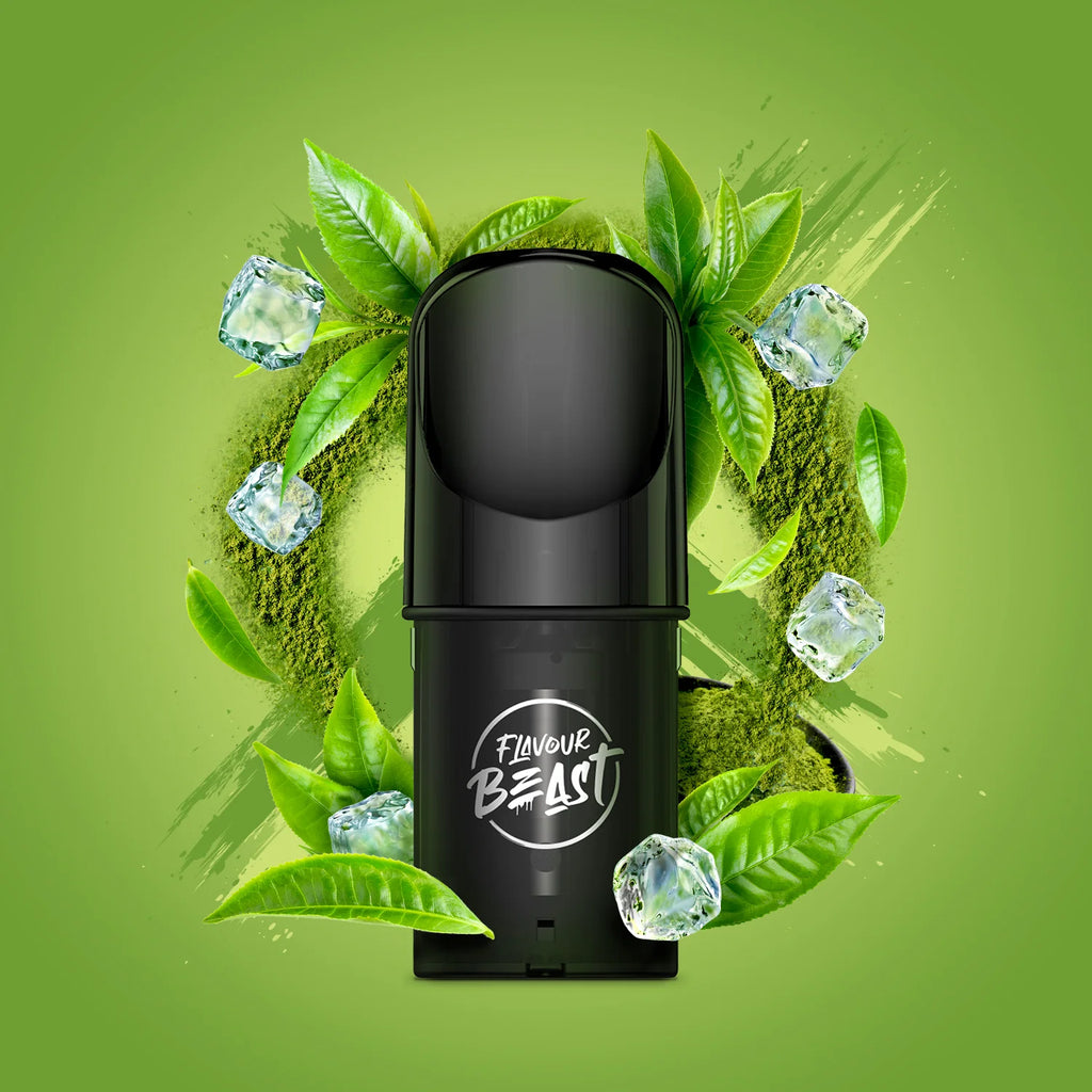 Might Matcha Iced - Flavour Beast Pods - STLTH Compatible Vape Pods - Vape Cave