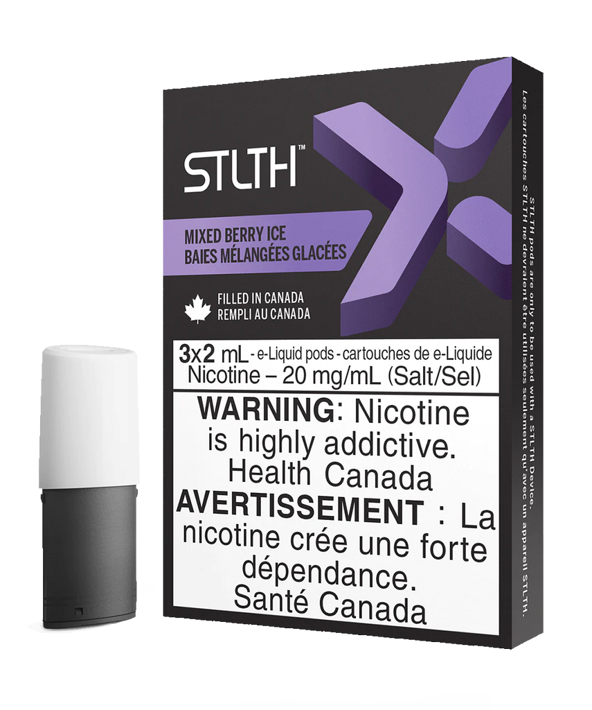 Mixed Berry Ice - Stlth X Pods - Premium Vape Pods with Intensified Flavour and Enhanced Airflow - Vape Cave