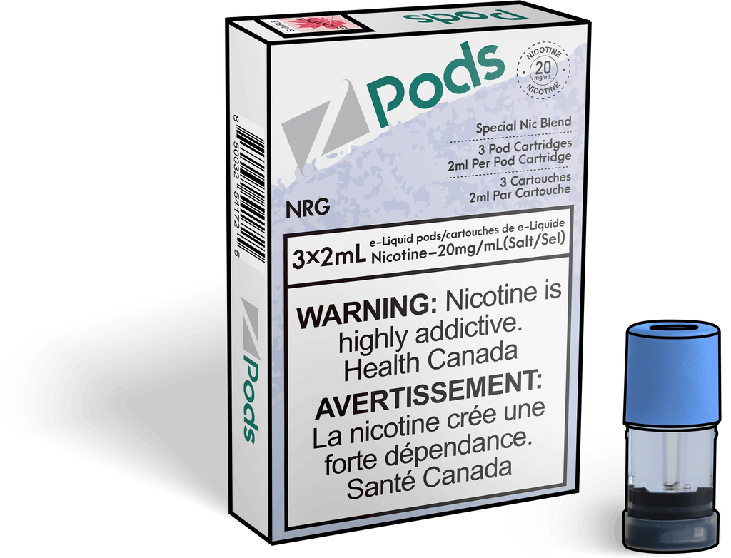 NRG - Z Pods - Premium Stlth Compatible Pods - Wide Range of Flavors - Vape Cave
