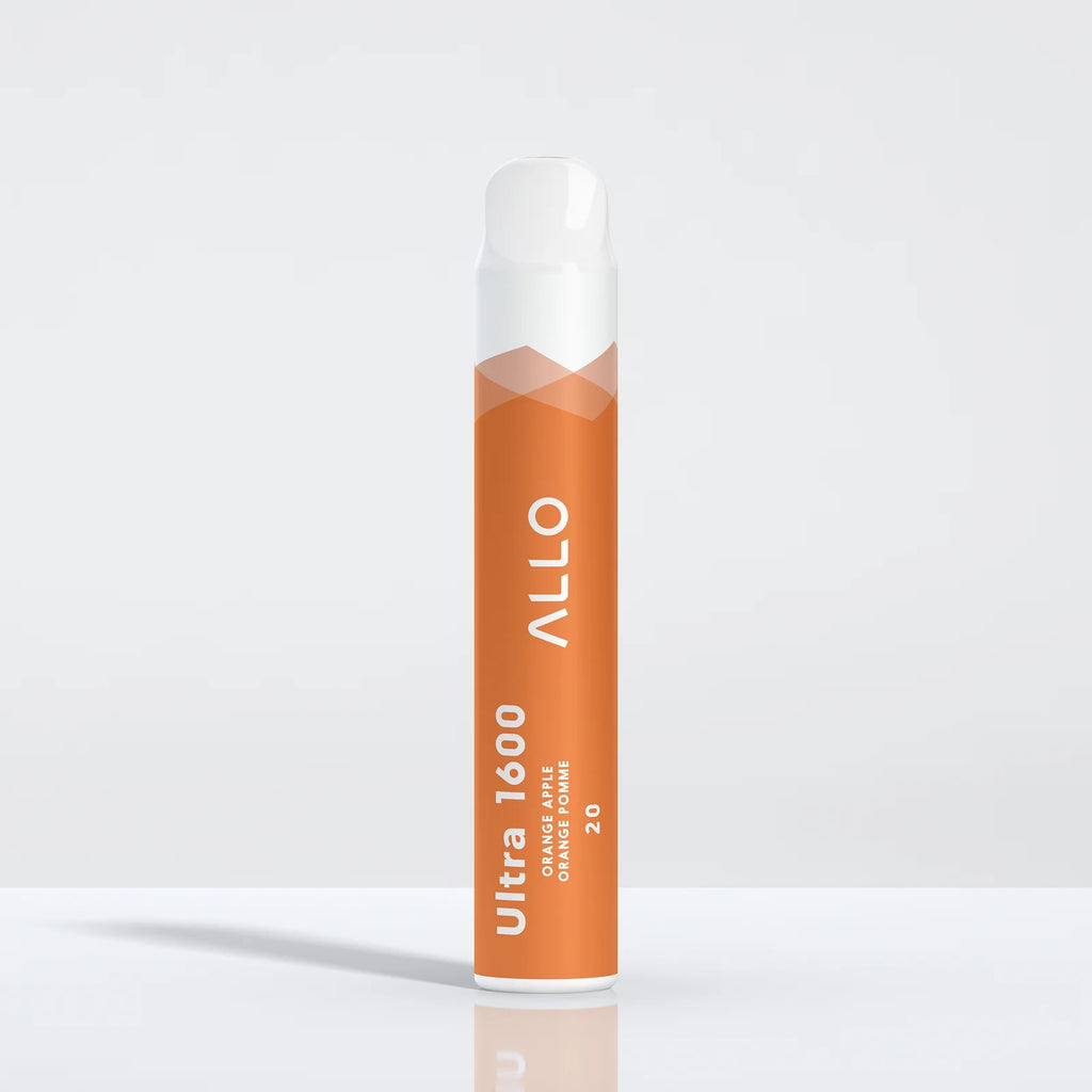 Orange Apple - Allo Ultra 1600 Disposable Vape - Sleek design, up to 1600 puffs, 6.8mL liquid capacity, 1000mAh battery - Vape Cave