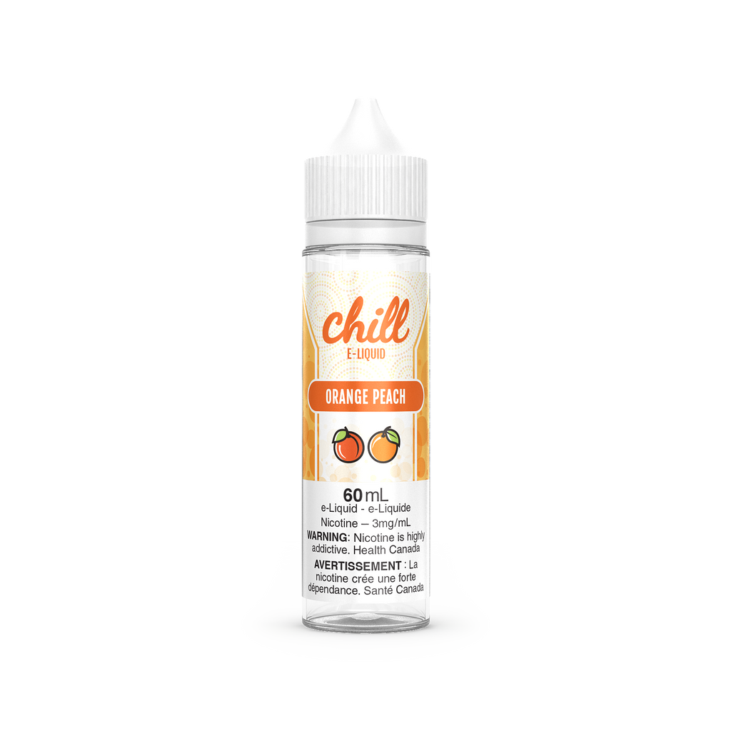 Orange Peach - Chill Freebase E-Liquid - Exquisite Fruit Blend - Mouthwatering Flavor - 30ml Bottle - Vape Cave