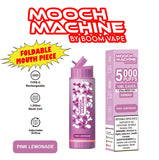 Pink Lemonade - Mooch Machine 5000 Puffs Disposable Vape - Up to 5000 puffs, 12ml e-liquid capacity, 2% nicotine concentration, 850mAh battery - Vape Cave