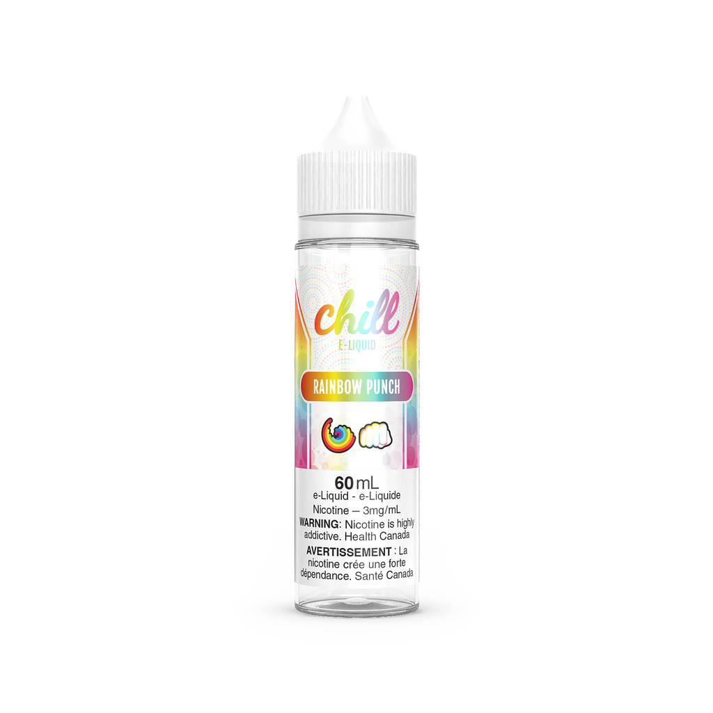 Rainbow Punch - Chill Freebase E-Liquid - Exquisite Fruit Blend - Mouthwatering Flavor - 30ml Bottle - Vape Cave