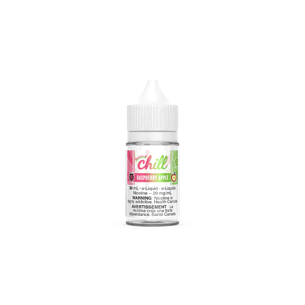 Raspberry Apple - Chill Twisted Salt E-Liquid - Nicotine Salt Vape Juice - Refreshing flavor blend, 30ml bottle size, 50% VG, 50% PG - Vape Cave