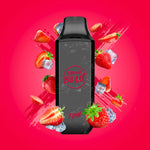 Sic Strawberry Iced - Flavour Beast Flow Disposable Vape - Sleek design, up to 4000 puffs, 10mL juice capacity, 600mAh battery, 1.2 ohm mesh coil - Vape Cave