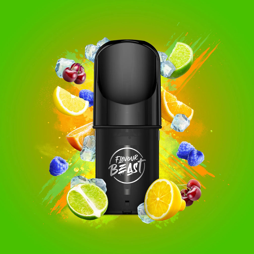 Sour Snap Iced - Flavour Beast Pods - STLTH Compatible Vape Pods - Vape Cave