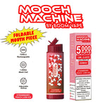 Strawberry Peach Lush Ice - Mooch Machine 5000 Puffs Disposable Vape - Up to 5000 puffs, 12ml e-liquid capacity, 2% nicotine concentration, 850mAh battery - Vape Cave