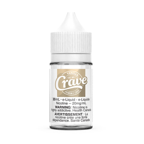 Vanilla - Crave E-Liquid - A collection of irresistible flavors for small pod systems - 12mg - 20mg - 30ml - Vape Cave